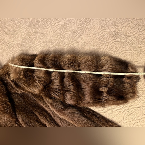 Women’s Brown Fur Coat - Picture 3 of 10